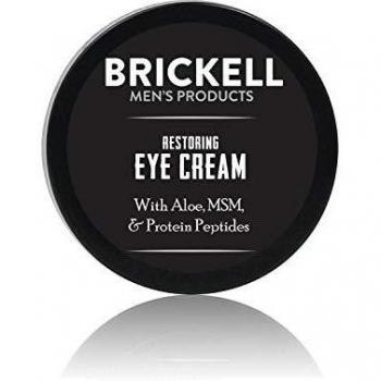 Brickell Men’s Products – Crema para Ojos Reparadora para Hombres – Bálsamo para Contorno de Ojos Antiedad Natural y Orgánico – 15 ml