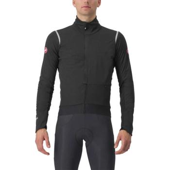 Chaqueta Castelli Alpha Doppio RoS GORE-TEX INFINIUM™ negra y roja, talla L