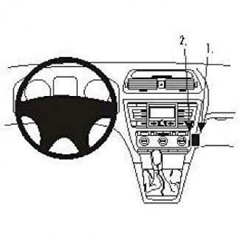 Soporte ProClip Angulado Brodit para Skoda Octavia II (2005-2013) - Negro