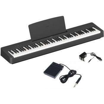 Yamaha P145 B Piano Digital con Teclado Graded Hammer Compact de 88 Teclas y 10 Voces de Instrumentos en Color Negro