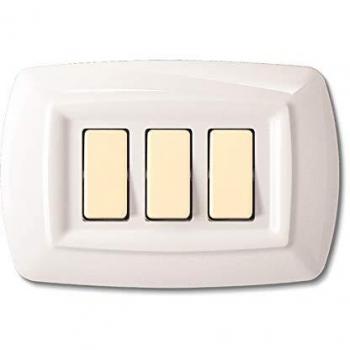 Placa Redonda Magic Plast 3P Blanca