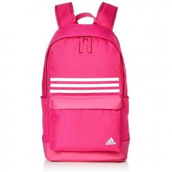 adidas CLAS BP 3s Pock Backpack, Hombre, Real Magenta/Real Magenta/White, M