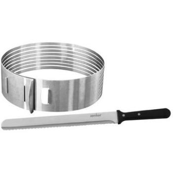 Conjunto de 2 utensilios de pastelaria para cortar y decorar bolos de capas Zenker ref. 7704