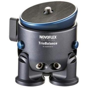 Base de trípode Novoflex TrioBalance - Plataforma de soporte ajustable, Color Negro