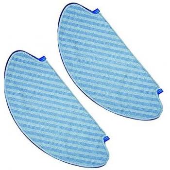 Rowenta Set de 2 Mopas microfibra Explorer Serie 60 ZR740001 Consumible toallitas mopa de microfibra para Robots Explorer Serie 60, azul