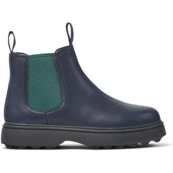 Camper K900149-018 Norte Kids Botines de niños azules en piel