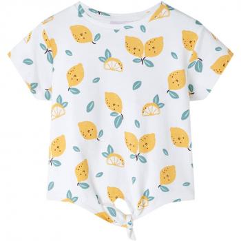 Camiseta infantil con parte inferior con nudo crudo 92