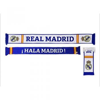 REAL MADRID BUFANDA DOBLE CIRCULAR Nº 1 BLANC