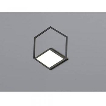 Aplique/Plafón LED Dimable 26W Negro KUBICK 3000K 1630lm Aluminio con Garantía de 3 Años