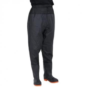 Vadeador de cintura con botas negro talla 43