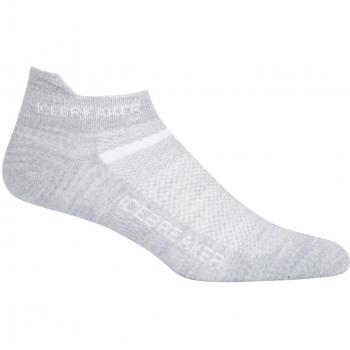 Icebreaker Multisport Ultra Light Micro Calcetines, Mujer, Blizzard Heather/White, L
