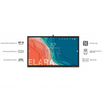 Pantalla Táctil Interactiva Newline Elara 75 4K Ultra HD con Android 11, Multi-Touch y Cámara Integrada