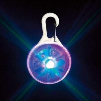 Luz LED para collar de perro Blinki Disc amarilla