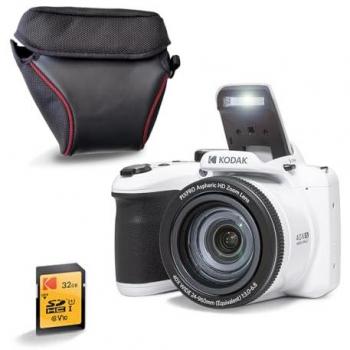 Cámara Digital Compacta Kodak Pixpro AZ405 20MP, Zoom Óptico 40x, Gran Angular 24mm, Full HD 1080p, OIS, Pantalla LCD de 3, Funda + Tarjeta
