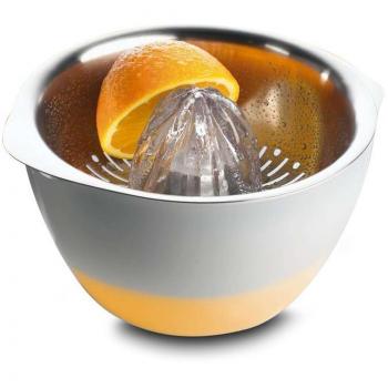 Kenwood Citrus Juicer Chef AT312 Accesorio Exprimidor Compatible Con Robots De Cocina Kenwood Chef Y Major, 0.6 Litros, Acero Inoxidable, Plateado/Blanco