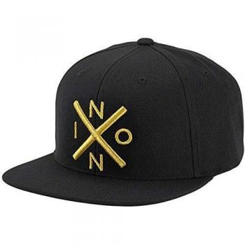 Nixon Exchange Snapback Hat Black/Gold One Size