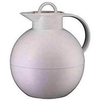 ALFI 0115012094 - Jarra isotérmica Redonda de plástico Brillante, 0,94 l, Color Blanco