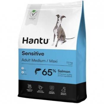 Hantu Pienso Sensitive Adult de Salmón para Perros Medianos y Grandes - 2.5 KG