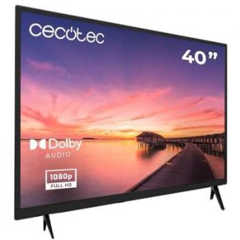 Cecotec Televisor LED 40 Pulgadas 0 Series 0040 con Resolución Full HD, Sistema Dolby, Sintonizador DVB-T/T2/C/S/S2, Altavoces de 16W, Conexiones HDMI
