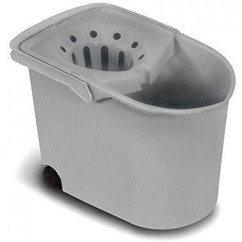 CUBO ESCURRIDOR RECTANGULAR CON RUEDAS GRIS 11032.06 11032.06
