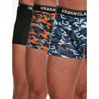 Urban Classics Men's Boxer Short 3-Pack - Black/Camo - Sizes S to XL