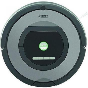 iRobot Roomba 772 Robot Aspirador, Alto Rendimiento de Limpieza, Programable, Atrapa el Pelo de Mascotas, 33 W, 61 Decibelios, Plata