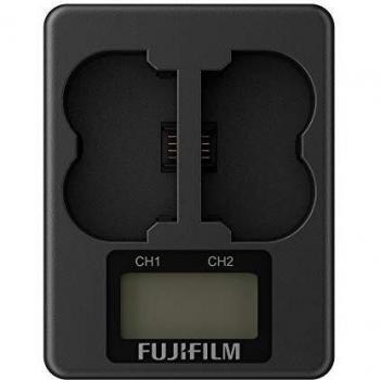 Fujifilm BC-W235 Cargador Doble para Baterías NP-W235 Compatible con X-T4 Corriente Alterna