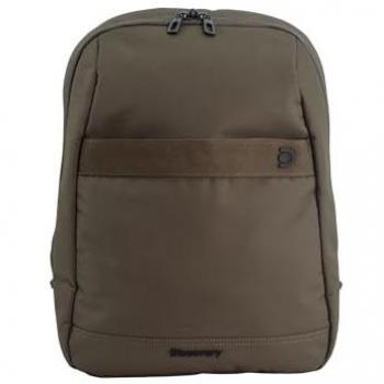 Mochila urbana Discovery Downtown verde reciclada de 11L, 28x11x39 cm, fabricada en rPet