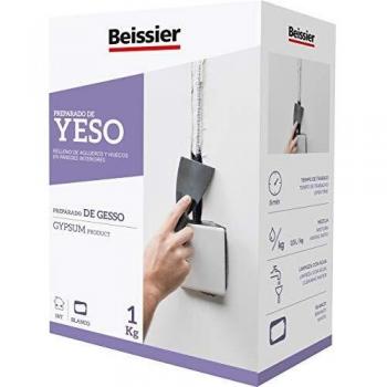 Yeso Fino para Rellenos y Fijaciones Beissier 1 kg