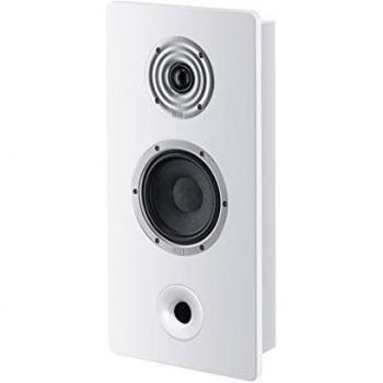 Heco Ambient 22 F - Altavoces de pared Bass Reflex, color blanco satinado (unidad)