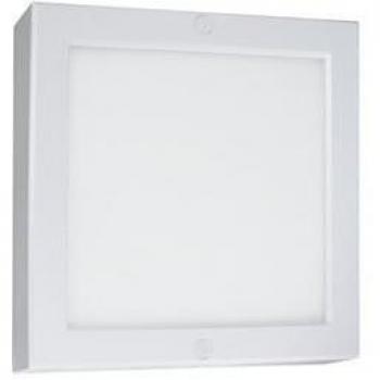 Plafón LED cuadrado extraplano de 16W con selector de color de luz CCT
