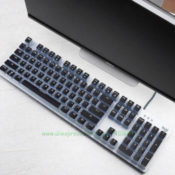Funda de Silicona Impermeable Transparente para Teclado Mecánico Logitech K845 y Protector Inalámbrico para Llave de Ordenador US