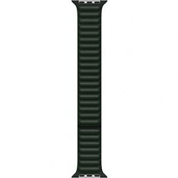 Apple Watch Correa de eslabones de Piel Verde secuoya