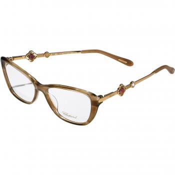 Chopard VCH224S540GGU Gafas de Vista para Mujer, Shiny Melange Brown, 54/15/135