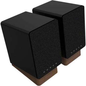 Altavoces de Estantería Activos Onkyo GX-10DB - 30W, Bluetooth 5.3, USB-C, Phono, AUX, Óptico, Subwoofer - Pareja Negra