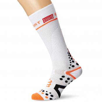 COMPRESSPORT Kompressions-socken Full Socks V2.1 Calcetines, Unisex, Blanco, 2M