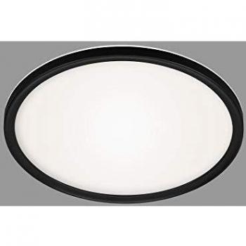 Panel LED Slim Neutro 29,3 x 2,8 cm Negro con Efecto Retroiluminado