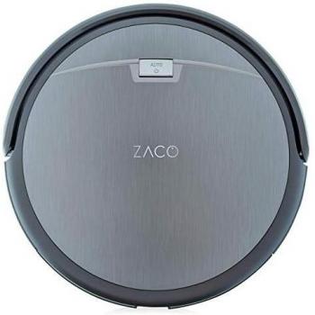 ZACO Robot aspirador A4s con mando a distancia, Aspirador sin cable, ultra silencioso, plano, óptima para alfombras