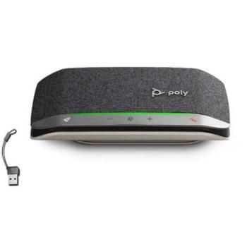 Altavoz de Conferencia Poly Sync 20 - Bluetooth y USB-C/A, Reducción de Ruido, Batería de 20 horas