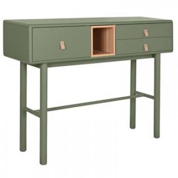 Consola Home ESPRIT Verde Poliuretano Madera MDF 120 x 35 x 90 cm