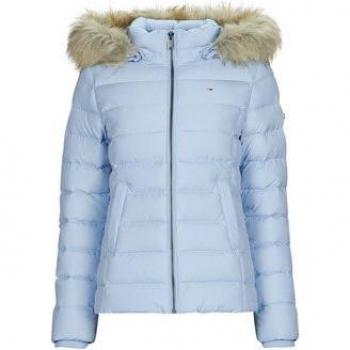 Tommy Jeans Chaqueta Essential ajustada con capucha azul