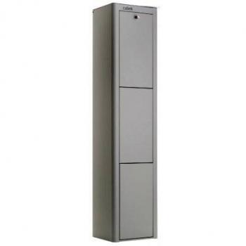 DON HIERRO - CUBEK - Cubo de basura y reciclaje lacado, 3 cubos gran capacidad