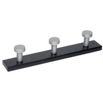 NESU - Percha Madera 3P Cromo B.Weng Nesu