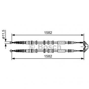 Cable de freno de mano BOSCH 1 987 482 138