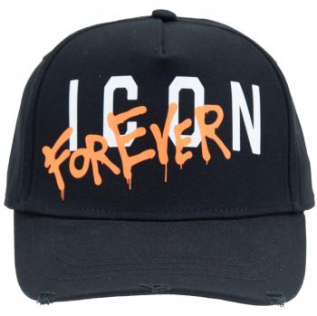 Dsquared2 Men's Icon Forever Black Baseball Cap - One Size