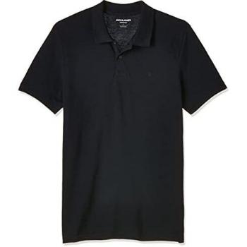 Jack & Jones Men's Basic Slim Fit Polo Shirt - Navy Blue