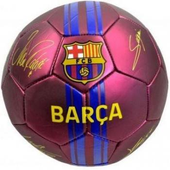 Balón de Fútbol Exclusivo FC Barcelona con Acabado Metalizado