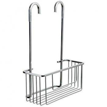 Tatay Estante de Ducha con Colgador Aluminium, 100% Inoxidable, de Aluminio Anodizado, Diseño Moderno, 10 Años de Garantía. Medidas 28 x 12,8 x 38,5 cm