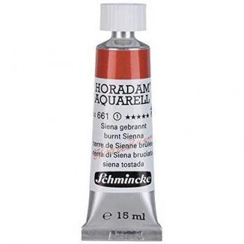 Schmincke Horadam Watercolour Paint 1/2 Godet Tube 15 ml 661 Siena Gebrannt