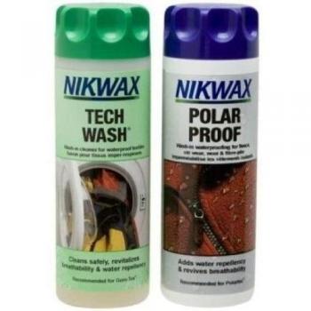 Nikwax Tech Wash - Pack de 2 Caña, tamaño 0, 3 l